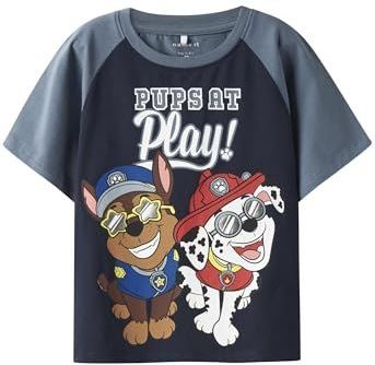 NAME IT Jongens Nmmmulin Pawpatrol Nreg Ss Top Cplg, Blue Mirage, 92