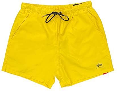 Alpha Industries Basic Zwemshort Heren Zwemshorts Empire Yellow