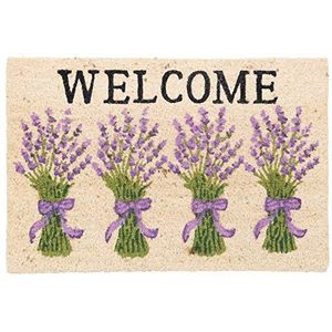 Hamat - Voetmat Ruco Print Lavender Welcome - 40 x 60 cm
