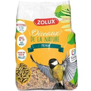 zolux - Zaden mix gierst en insecten, 2 kg voor vogeltuin