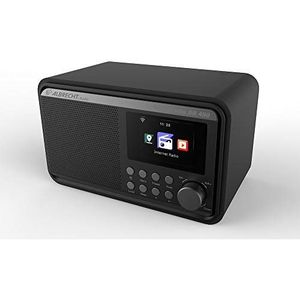 Albrecht DR490 Hybridradio met kleurendisplay, 27490, Internet, DAB+, FM, radio-besturing via app, kleur: zwart
