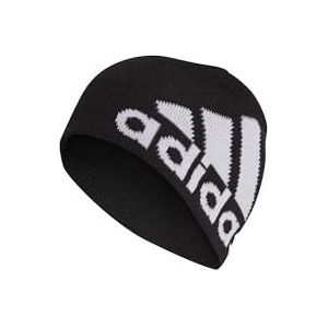 adidas Cold.rdy Grote Logo Beanie, Zwart/Wit, XS