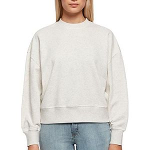 Urban Classics Sweatshirt voor dames, lichtgrijs, 4XL