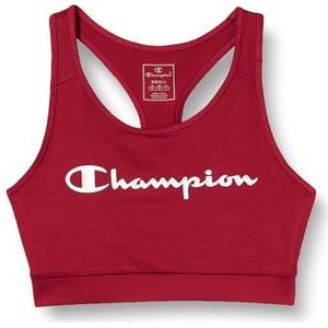 Champion Athletic Sportbras W-Quick Dry Anti-Microbial Compact Stretch Poly Jersey Sportbeha voor dames, Rood Tbr, S