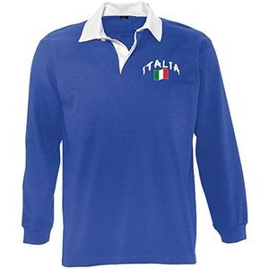 Poloshirt Rugby LS Italië, unisex