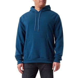 Bondry Sportieve stretch gebreide trui voor heren polyester donker turkoois maat XXL, donker-turquoise, XXL