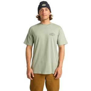 Billabong - Diamond Vision - T-shirt - Grey green - 100% Katoen