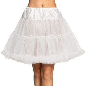 Boland - Petticoat, rekbare elastische tailleband, rok van tule met ruches, onderrok, Rock 'n Roll, jaren '70, jaren 80, grease, accessoire, kostuum, verkleedpartij