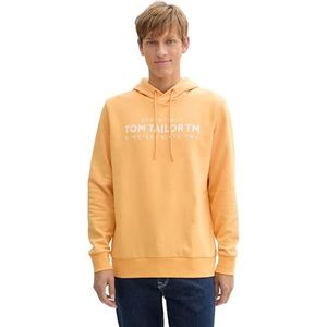 TOM TAILOR Sweatshirt voor heren, 37103 - Peachy Orange, XL