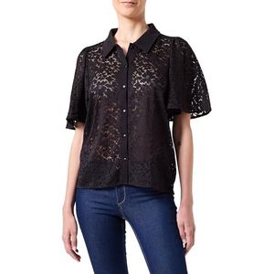Vijonia 2/4 Lace Shirt /1 3, zwart, XL