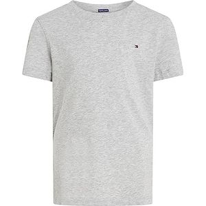 Tommy Hilfiger Jongens korte mouwen gebreide tops, grijs (grey heather), 80