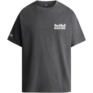 Red Bull Racing X Pepe Jeans RBR Team Graphic Tee T-shirt, grijs (Marl Grey), XS, heren, grijs (Marl Grey), XS
