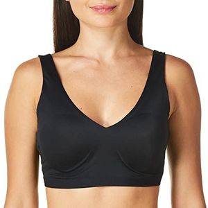 Warner's womens Cloud 9 Super Soft, Smooth Invisible Look Wireless Lightly Lined Comfort Rm1041a T Shirt Bra, Black, Medium US