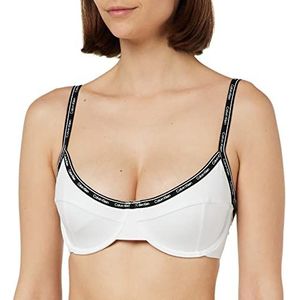 Calvin Klein Balconette-uw Balkon BH voor dames, Pvh Classic Wit, 80D