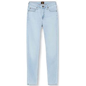 Lee Scarlett High Jeans voor dames, Extra Light Worn in, 33W x 33L