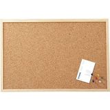 MAUL prikbord kurk met houten frame 30x40cm