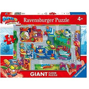 Ravensburger 030750 Puzzel Super Zings - 60 stukjes reuzenpuzzel, puzzel voor jongens en meisjes, leeftijd 4+