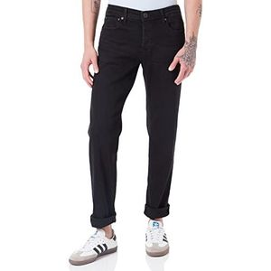 JACK & JONES Heren jeans, Zwart Denim, 34W x 30L