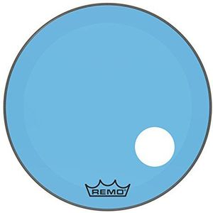 Remo Powerstroke 3 Colortone blauwe bas Schlagzeugfell Drumkop, 26"" Ported P3-1326-CT-BUOH