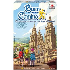 Borras - Buen Camino, kaartspel op de Camino de Santiago, Wees de eerste die aankomt in Santiago, Stormen, verlies of blaren zullen je pelgrimstocht vertragen, vanaf 8 jaar (19330)
