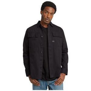 G-Star RAW CPO regular overhemd, Zwart (Dk Black D23583-d773-6484), XS