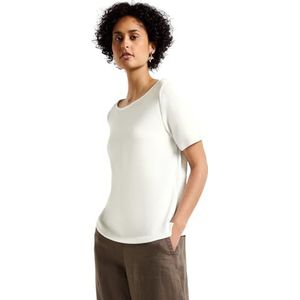 Street One - Dames Shirt - Wit - Gebreide Look