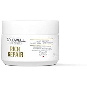 Goldwell Dualsenses Rich Repair, Restoring 60Sec Treatment voor droog tot weerbarstig haar, 200 ml