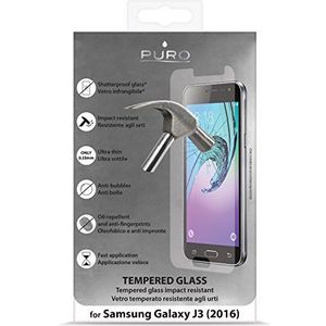 Puro sdggalaxyj320sg displaybeschermfolie gemaakt van gehard glas voor Samsung Galaxy J3 2016 transparant