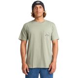 Billabong - Stacked Arch - T-shirt - Grey green - Korte Mouwen - 100% Katoen