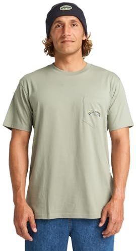 Billabong - Stacked Arch - T-shirt - Grey green - Korte Mouwen - 100% Katoen