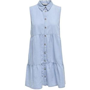ONLY - Onlbea Siesta Sl Dnm Dress - Lichtblauw - Jeans