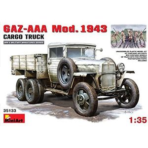 Miniart 1:35 Schaal ""GAZ-AAA Mod. 1943 Cargo Truck"" Plastic Model Kit