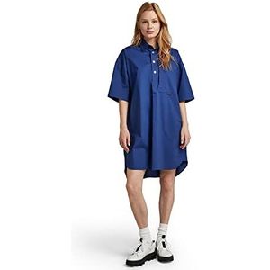 G-STAR RAW Dames Shirt 2.0 Casual Dress, Blauw (balpen Blue 4481-1822), M, Blauw (Ballpen Blue 4481-1822), M