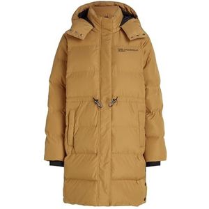 Karl Lagerfeld Jeans, Dames, Long Puffer, Regular Fit, Bruin, S