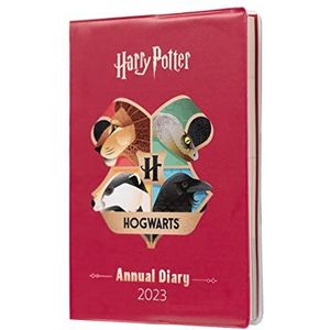 Grupo Erik AAESVA62302 Official Harry Potter A6 2023 Week To View Diary December 2022 - December 2023 2023 Weekly PlannerA6 Planner With Stickers And Pocket 2023 Diary Harry Potter Gifts