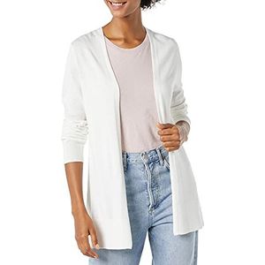 Amazon Essentials Dames Lichtgewicht vest met open voorkant (verkrijgbaar in grote maten), Wit, XL