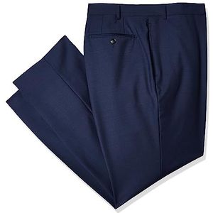 Calvin Klein Slim Fit pak voor heren scheidt, Blauwe keperstof, 42W / 30L