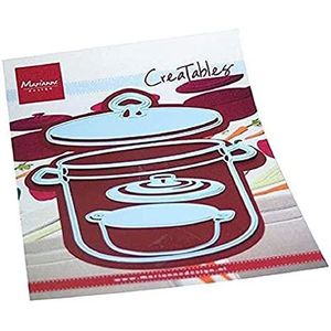 Marianne Design Creatables, Kookpotten, voor Paper Craft Projects, Lichtblauw, 9.5x8.1cm