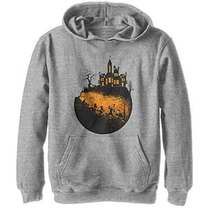Disney Jongens Klassieke Mickey Mickeys Haunted Halloween Hoody, Athletisch Heather, S
