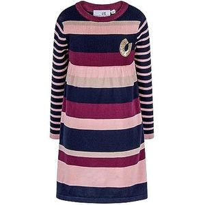 Happy Girls Gebreide kinderjurk, blauw, 104 cm