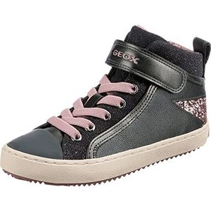 Geox J KALISPERA GIRL M meisjes Sneakers, Grey Rose, 35 EU