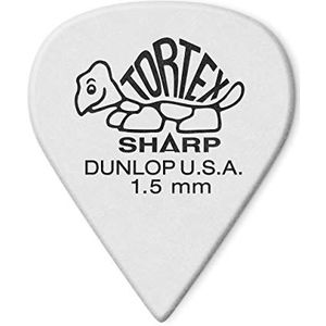 Jim Dunlop 412P1.50 Tortex Sharp wit 1,5 mm