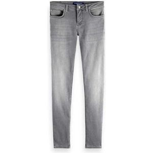 Scotch & Soda - Core Bohemian - Damesjeans - Grijs - Mid Rise Skinny