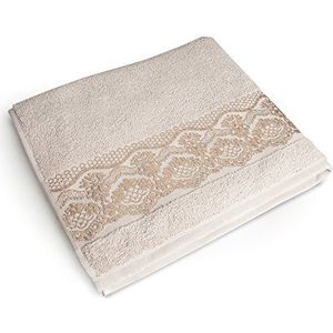 Excelsa Country Spa handdoek, middelgroot, katoen, ecru, 27 x 25 x 3 cm