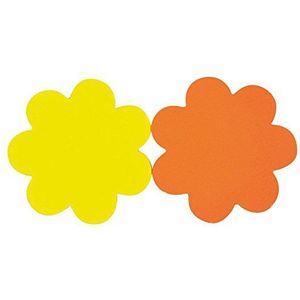 APLI 050950 50 productlijn neon niet uitwisbaar bloemen karton, 8 mm, 780 g, jaune-oranje