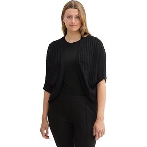 TOM TAILOR Cardigan voor dames, 14482 - Deep Black, 48