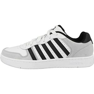 K-Swiss Heren Court Palisades Sneaker, wit/grijs/zwart, 49 EU, wit gray zwart, 49 EU
