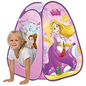 Pop-up speeltent, kindertent, werptent, speelhuis met bedrukt motief voor kinderen Princess roze