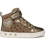 Geox - Skylin - Sneakers - Meisjes - Suède-achtig - Met Lichtjes