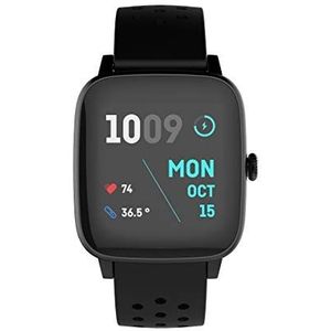 PRIXTON Life Fit Smartwatch voor dames en heren, met thermometer, activiteitstracker voor fitness, sport, compatibel met Android en iOS